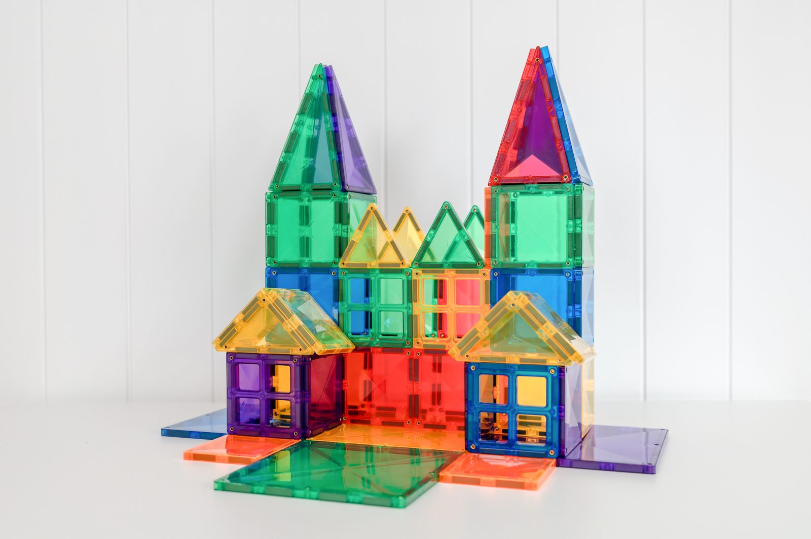 connetix rainbow magnetic tiles