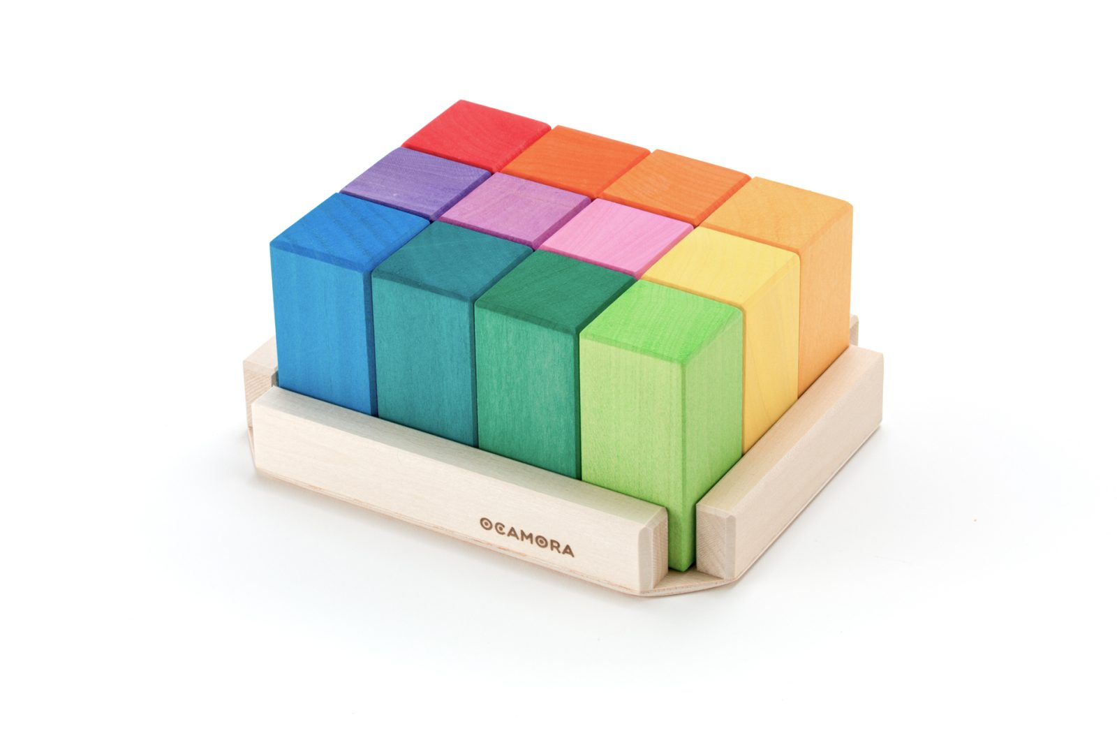 Houten speelblokken van Ocamora voor creatief en fantasierijk bouwen